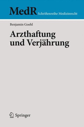 Arzthaftung Und Verj?hrung