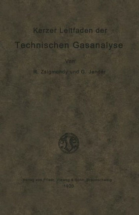 Kurzer Leitfaden Der Technischen Gasanalyse