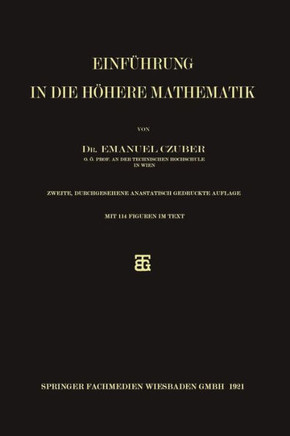 Einf?hrung in Die H?here Mathematik