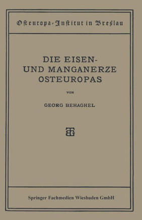Die Eisen- Und Manganerze Osteuropas