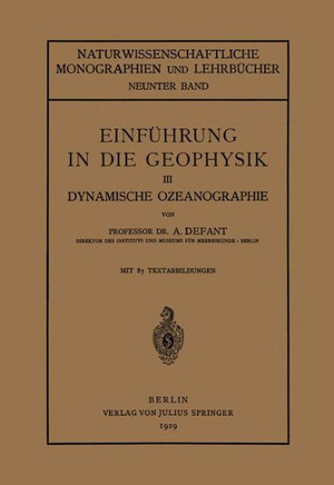 Einf?hrung in Die Geophysik: III Dynamische Ozeanographie