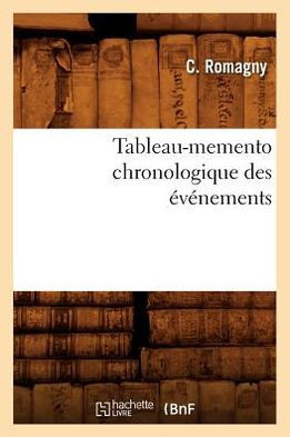 Tableau-Memento Chronologique Des ????ements