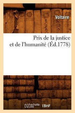 Prix de la Justice Et de l'Humanit?? (??.1778)