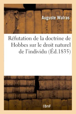 R??utation de la Doctrine de Hobbes Sur Le Droit Naturel de l'Individu
