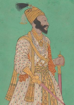 Carnet Lign??Guerrier Indien, Miniature 18e