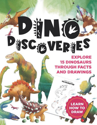 Dino Discoveries: Explore 15 Dinosaurs Through Facts and Drawing Guides