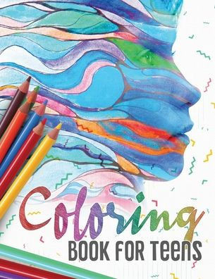 Teens Flower Colouring Book