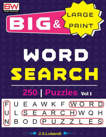 BIG & Large Print WORD SEARCH Puzzles (Volume 1)