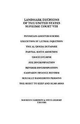 Landmark Decisions of the United States Supreme Court VIII