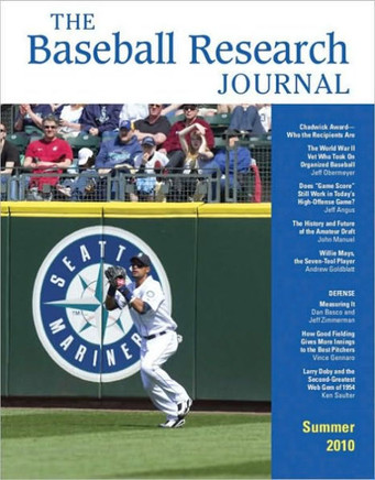 The Baseball Research Journal (Brj), Volume 39 #1