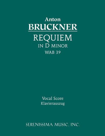 Requiem in D minor, WAB 39: Vocal score