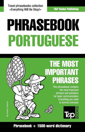 English-Portuguese phrasebook and 1500-word dictionary