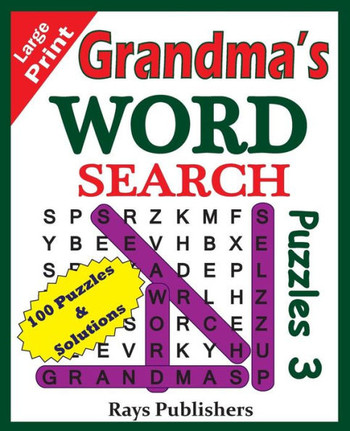 Grandma's Word Search Puzzles 3 - Large Print