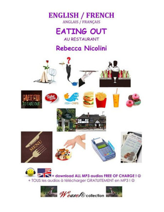 Anglais / Francais: Au Restaurant: Version couleur