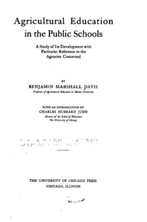 Agricultural Education in the Public Schools
