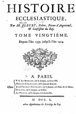 Histoire eccl?siastique - Tome XX?me