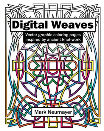 Digital Weaves: Vector Graphic Coloring Pages Inspired by Ancient Knot-work