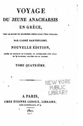 Voyage du jeune Anacharsis en Gr?ce - Tome IV