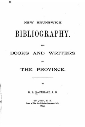 New Brunswick bibliography