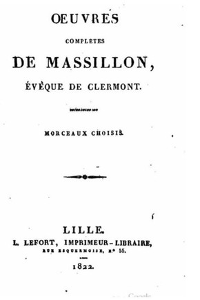 Oeuvres compl?tes de Massillon, ev?que de Clermont
