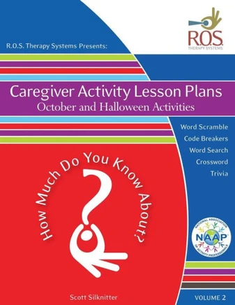 Caregiver Activity Lesson Plans: October and Halloween Activities - Large Print