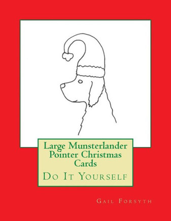 Large Munsterlander Pointer Christmas Cards: Do It Yourself