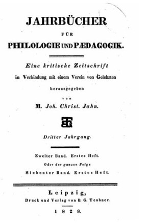 Jahrb?cher f?r philologie und paedagogik