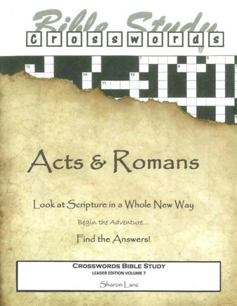 Crosswords Bible Study: Acts and Romans Leader Book