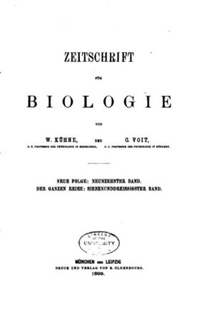 Zeitschrift f?r Biologie