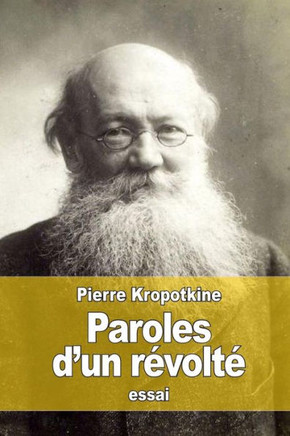 Paroles d'un r?volt?