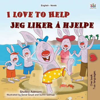 I Love to Help (English Norwegian Bilingual Children's Book) - Large Print