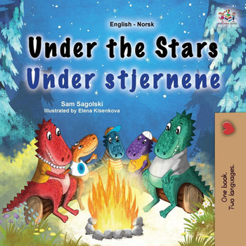 Under the Stars (English Norwegian Bilingual Kids Book) - Large Print