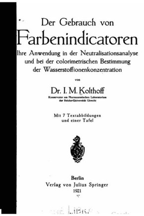 Der Gebrauch von Farbenindicatoren