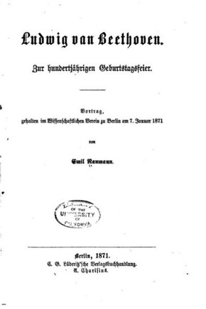 Ludwig van Beethoven, Zur hundertj?hrigen Geburtstagsfeier