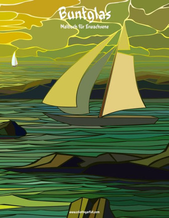 Buntglas-Malbuch f?r Erwachsene 1