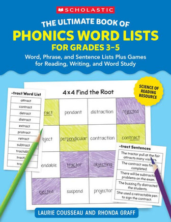 The Ultimate Book of Phonics Word Lists: Grades 3-5