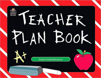 Chalkboard Teacher Plan Book