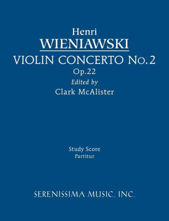 Violin Concerto No.2, Op.22: Study score