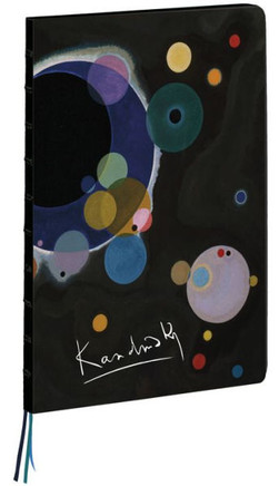 Several Circles, Vasily Kandinsky A4 Notebook