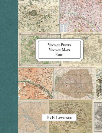 Vintage Prints : Vintage Maps: Paris