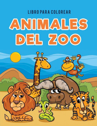 Libro para colorear animales del zoo