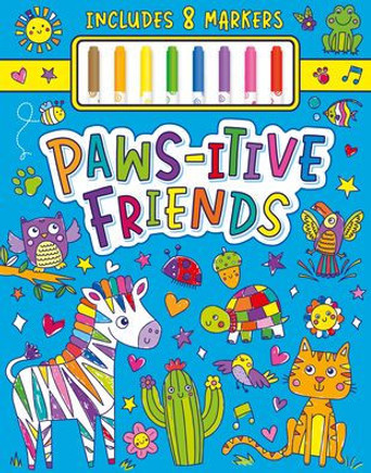 Paws-Itive Friends Coloring Kit [With Marker]