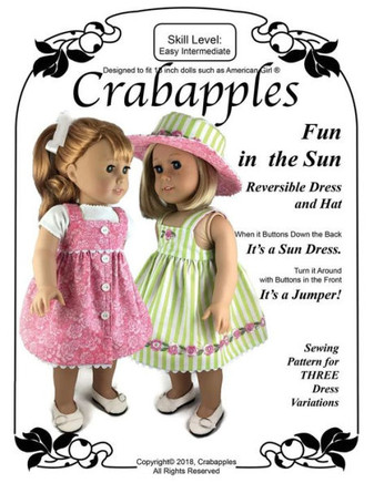 Fun In The Sun: Sewing Instructions and Full Size Patterns for Popular 18 Dolls