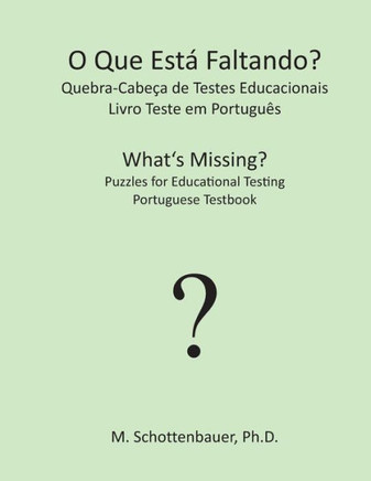 O Que Est??Faltando? Quebra-CabeNa de Testes Educacionais: Livro Teste em Portugues