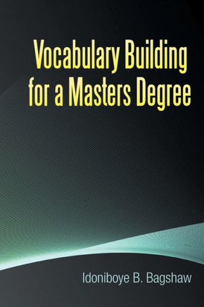 Vocabulary Building for a Masters Degree
