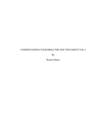 Understanding Your Bible-The New Testament : 9781494282172