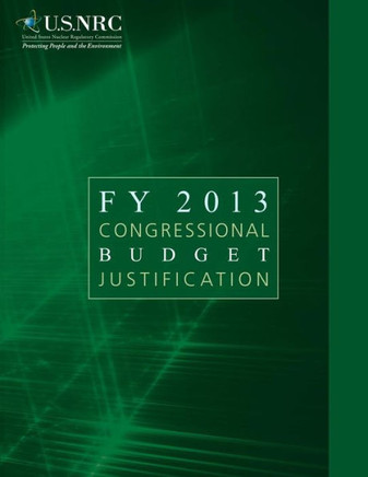 FY 2013 Congressional Budget Justification