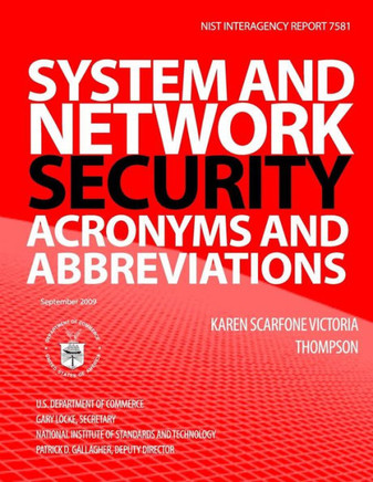 System and Network Security Acronyms and Abbreviations