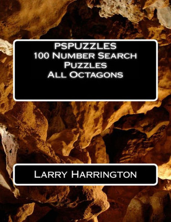 PSPUZZLES 100 Number Search Puzzles All Octagons