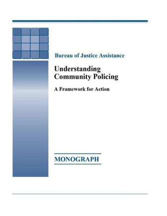 Understanding Community Policing